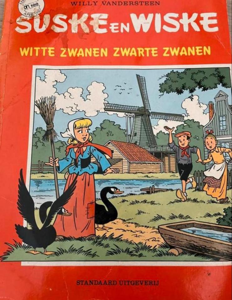 Suske en Wiske - Witte Zwanen Zwarte Zwanen (Willy Vanderste, Eén stripboek, Ophalen of Verzenden, Gelezen