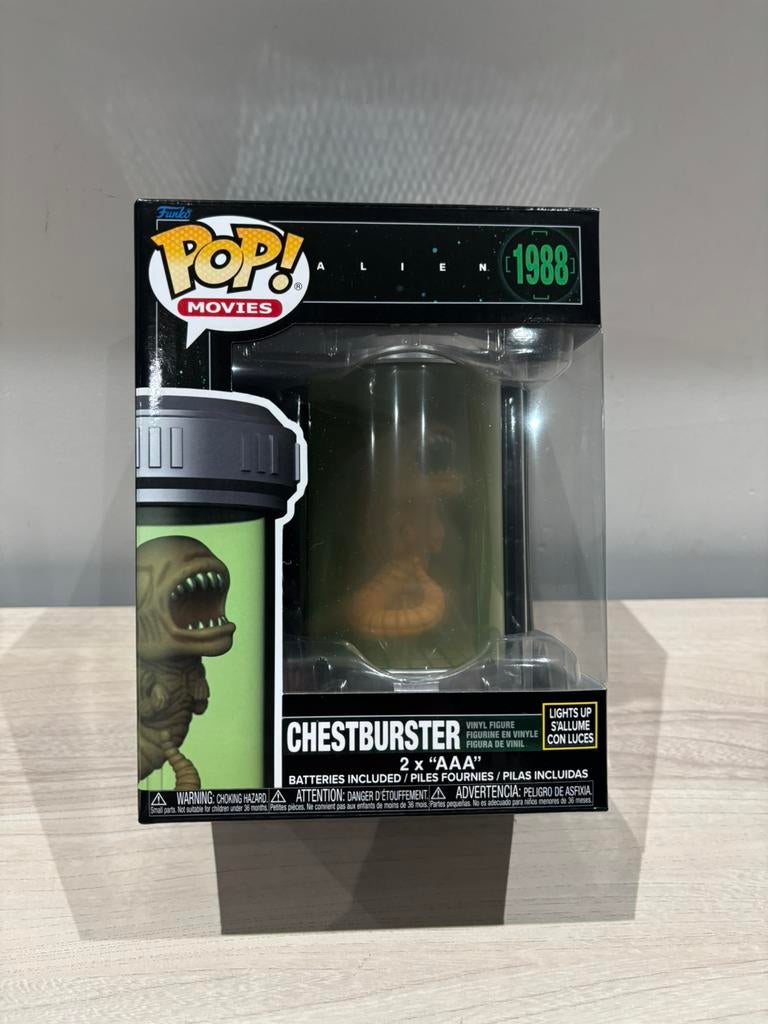 Funko Pop! Movies Alien Chestburster #1988 – Light-Up, Verzamelen, Poppetjes en Figuurtjes, Ophalen of Verzenden, Funko Europe