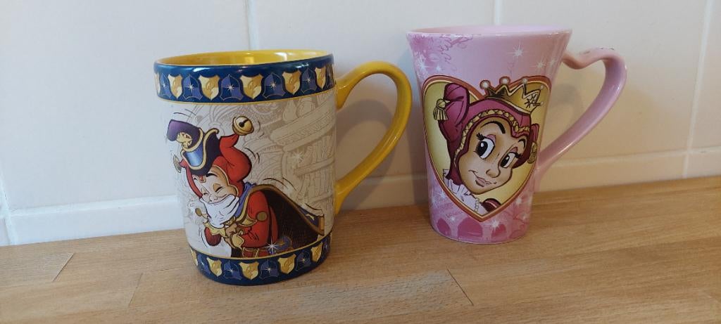 2 pardoes en pardijn efteling mokken ., Verzamelen, Efteling, Ophalen of Verzenden, Zo goed als nieuw, Gebruiksvoorwerp