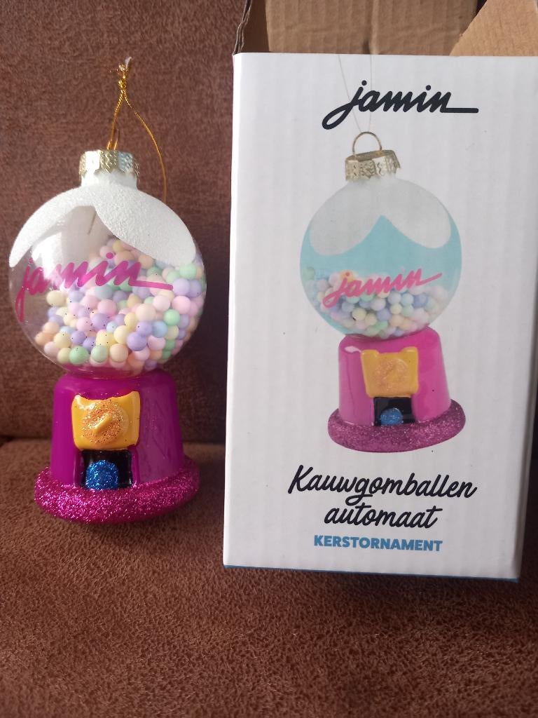 Jamin/ Kerstornament/ Kauwgomballen automaat, Ophalen of Verzenden, Nieuw