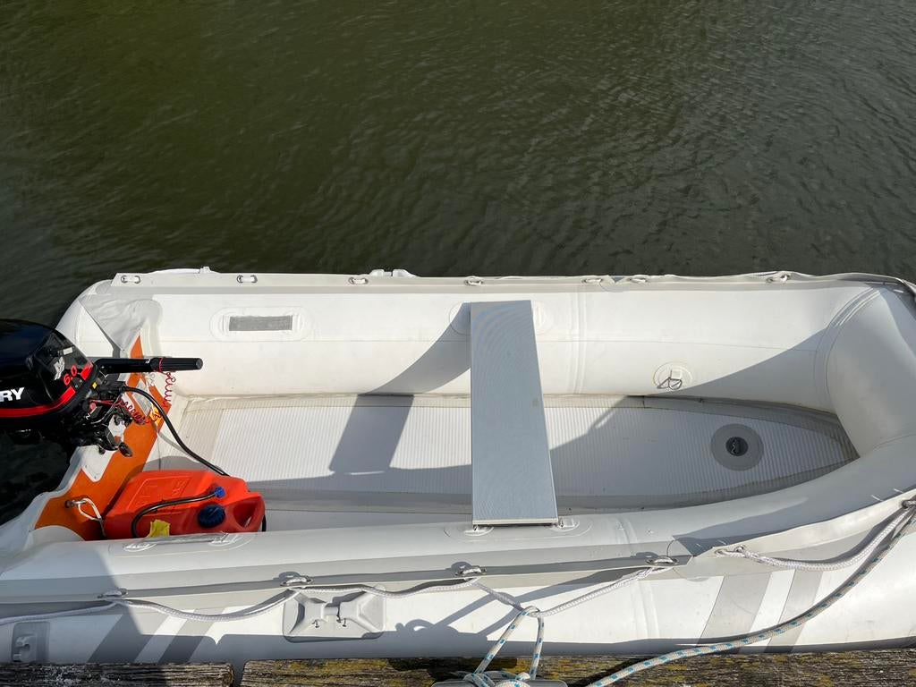 Suzumar 310 VIB + mercury 6pk 4takt, Watersport en Boten, Ophalen, Zo goed als nieuw, Motor en Techniek, Motorboot