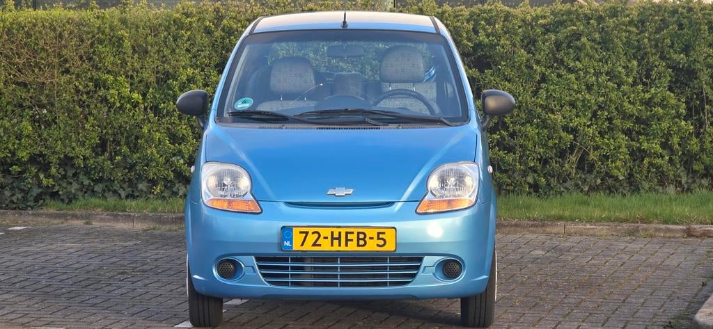 Chevrolet Matiz 0.8 | 2008 | Apk 31-10-26 | Distr VV, Auto's, Chevrolet, Voorwielaandrijving, Stof, Blauw, Origineel Nederlands