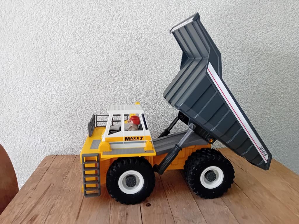 Playmobile kiepwagen en hijskraan, Kinderen en Baby's, Speelgoed | Playmobil, Ophalen of Verzenden