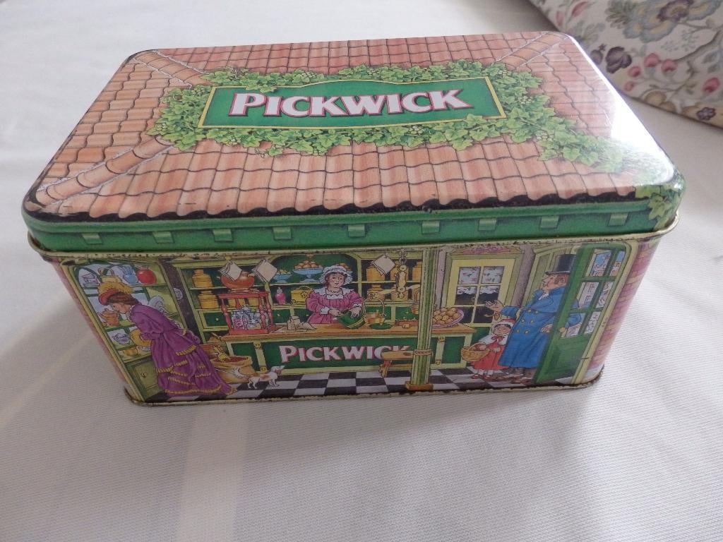 Thee trommel pickwick, Verzamelen, Ophalen of Verzenden, Zo goed als nieuw, Thee, Pickwick