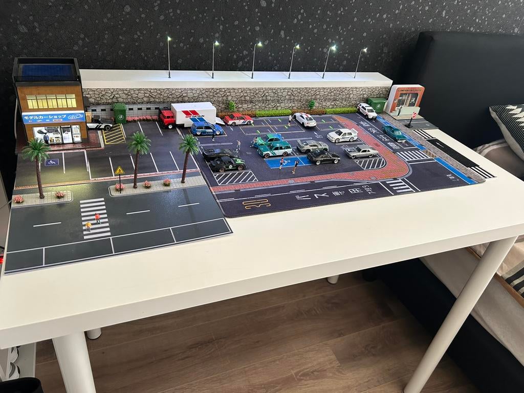 Diorama garage compleet, Ophalen, Zo goed als nieuw, Overige merken