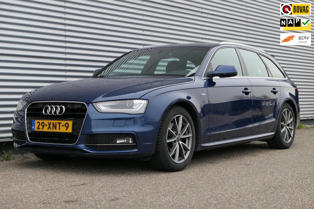 Audi A4 Avant 1.8 TFSI Pro Line S S-Line NAP Leder Navi Clim, Euro 5, Gebruikt, Zwart, 4 cilinders