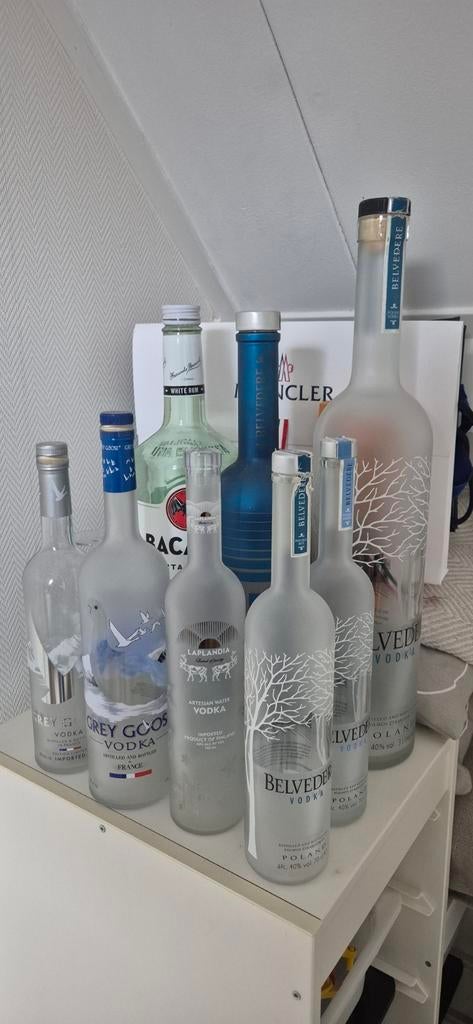 Diverse Wodka flessen tot 3 liter, Verzamelen, Ophalen, Overige typen