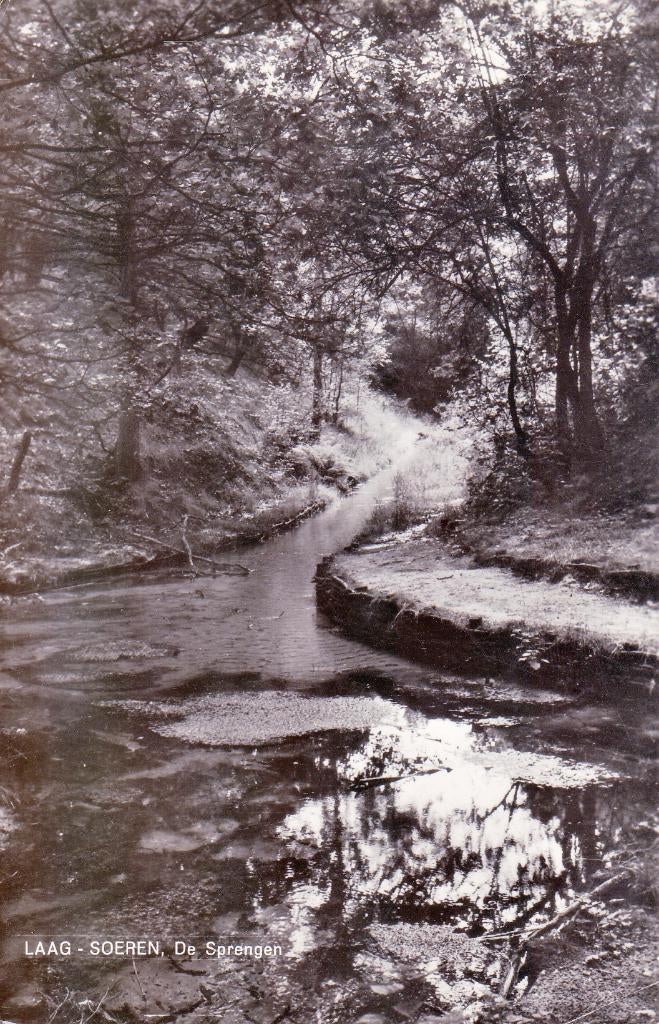 09101 Laag Soeren - de Sprengen - gel. 1972, Verzamelen, Ansichtkaarten | Nederland, Verzenden, 1960 tot 1980, Gelopen, Gelderland