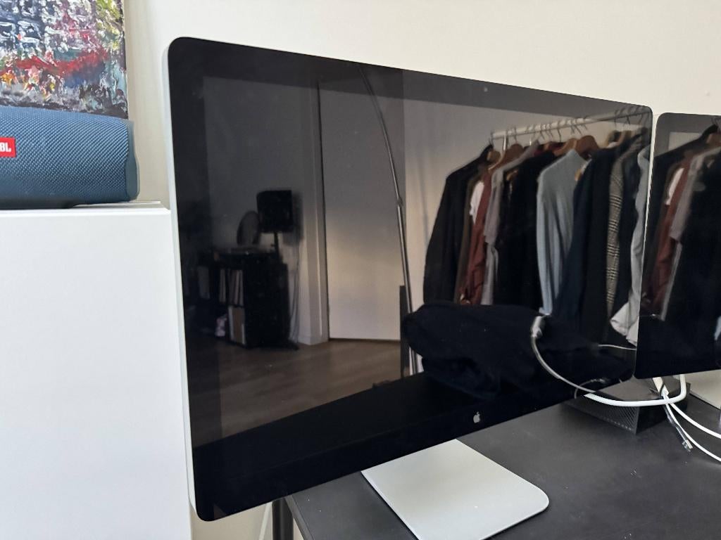 Apple Thunderbolt Display 27”, Ophalen, IPS, Zo goed als nieuw, Quad HD (2K)