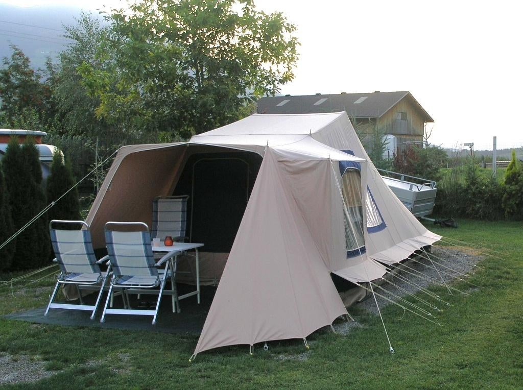 Vrijbuiter pyramide tent Steenuil 4, Caravans en Kamperen, Tenten, Ophalen, Gebruikt, Tot en met 6