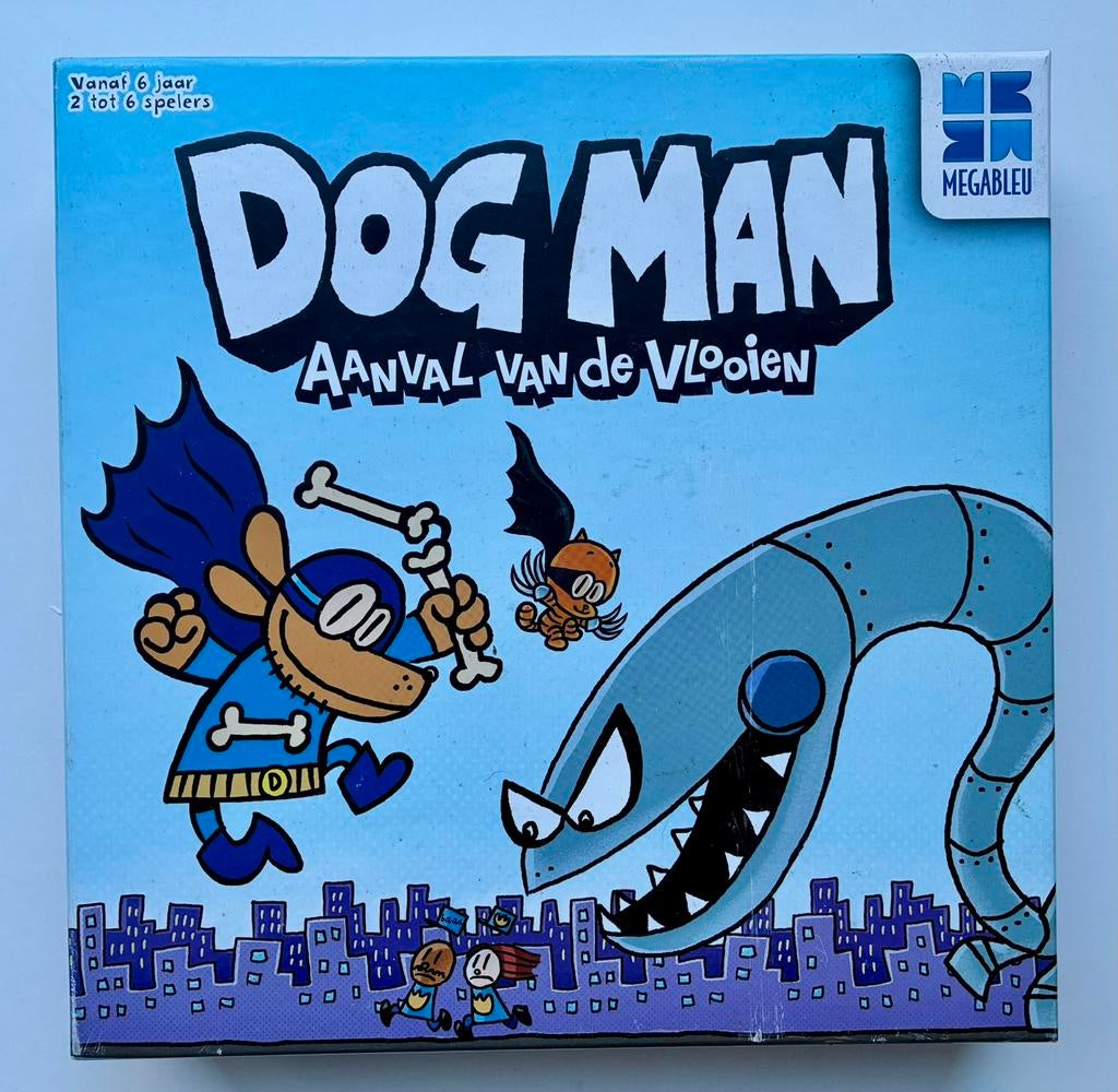 Dog Man - Aanval van de vlooien (Bordspel), Ophalen of Verzenden, Gebruikt