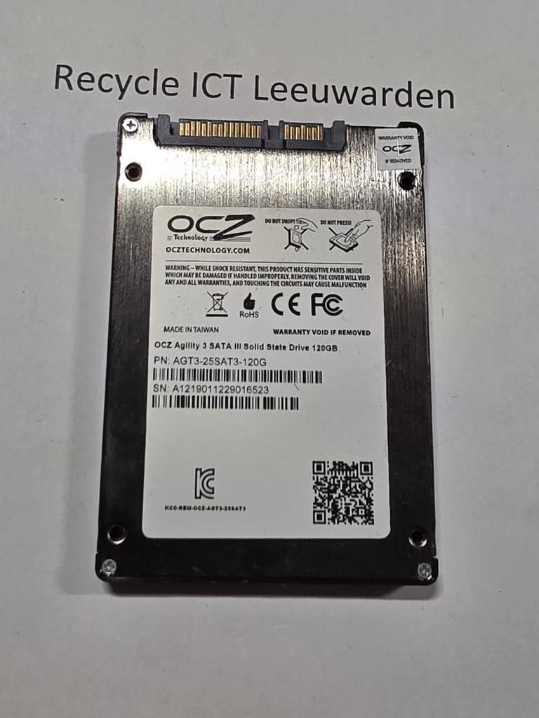 OCZ technology 120gb laptop ssd hdd hardeschijf, Intern, Gebruikt, Ophalen of Verzenden, OCZ