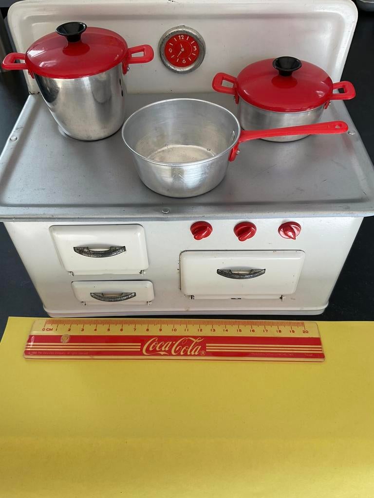 Blikken fornuisje  oud kinderfornuisje, Antiek en Kunst, Antiek | Speelgoed, Ophalen of Verzenden