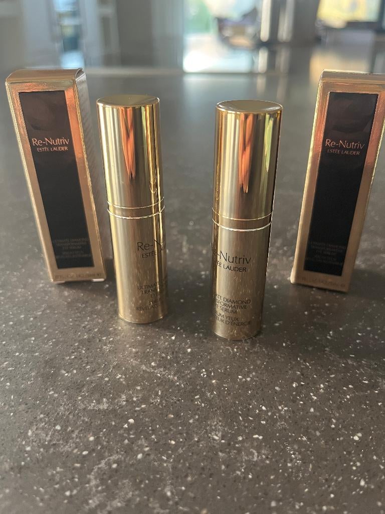 Estee Lauder Re-nutriv diamond eye serum 5 ml flesje, Ophalen of Verzenden, Nieuw, Ogen, Verzorging