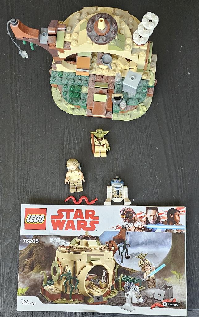75208 Lego Star Wars Yoda's Hutt, Ophalen of Verzenden, Zo goed als nieuw, Complete set, Lego