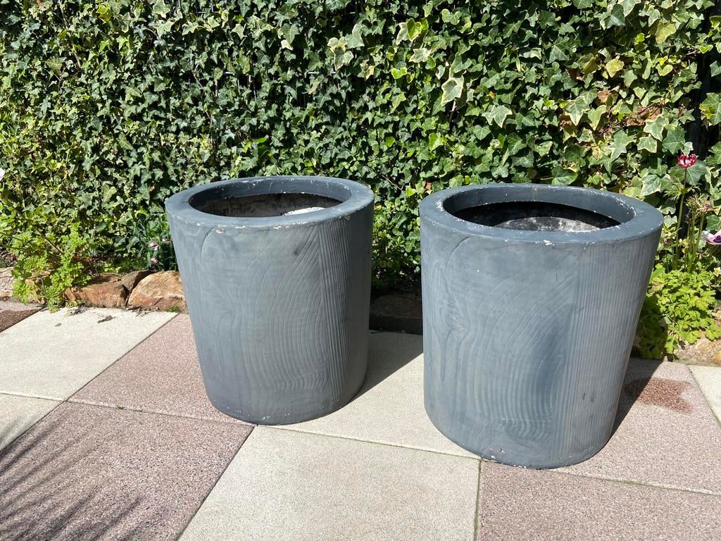 Polyester bloembakken bloempot grote bloempot bloembak, Tuin en Terras, Bloempotten, Gebruikt, Overige materialen, Balkon, Tuin