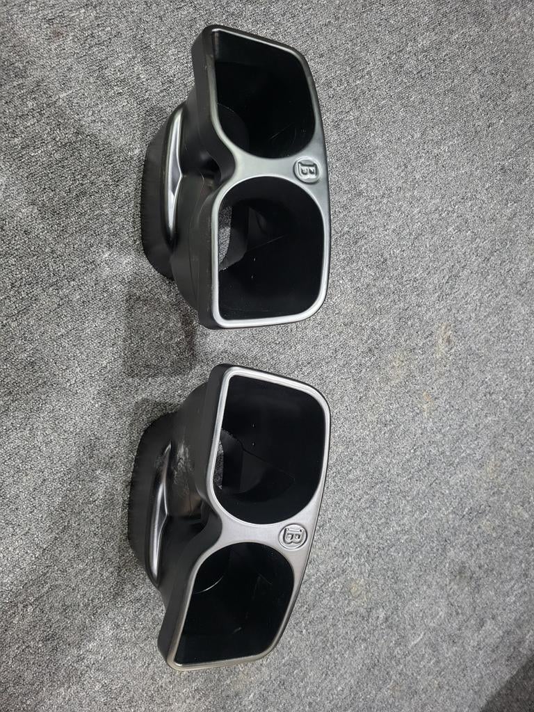 Mercedes amg brabus uitlaat tips sierstukken eindstukken, Ophalen of Verzenden