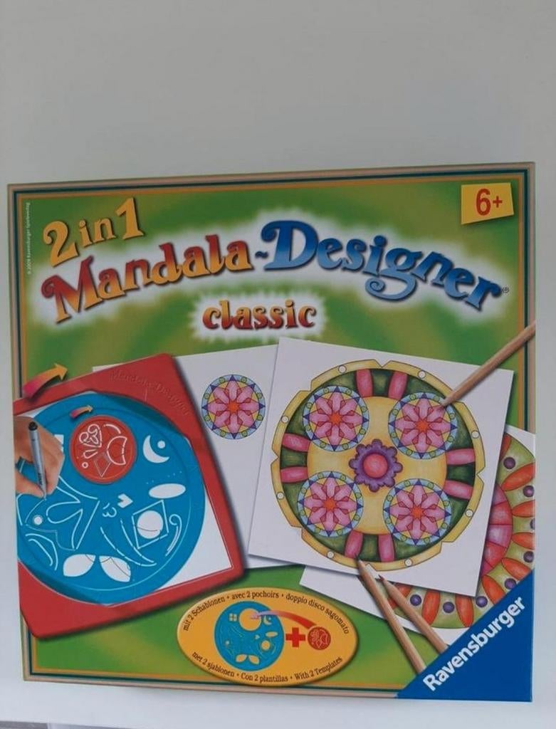 Mandala designer classic Ravensburger, bijna niet gebruikt., Ophalen of Verzenden, Zo goed als nieuw, Overige typen