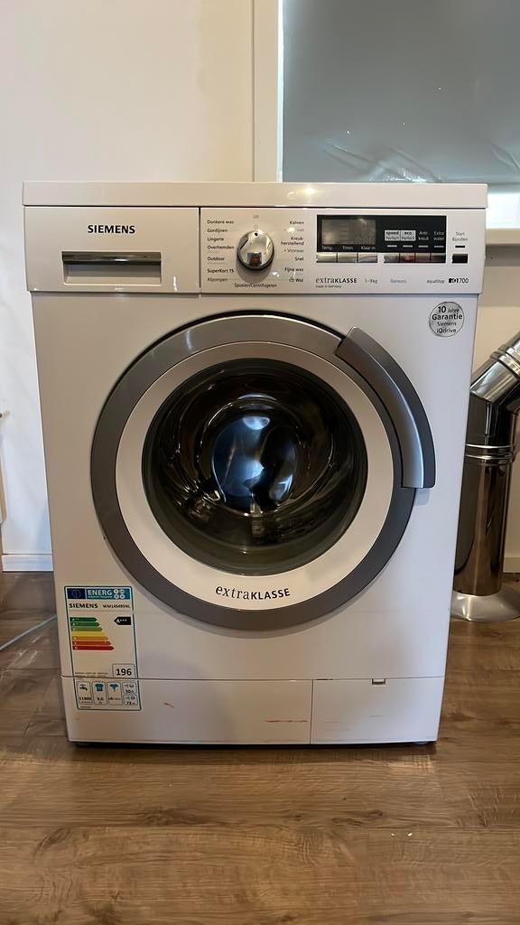 Wasmachine Siemens, 8 tot 10 kg, Ophalen, Gebruikt, Voorlader