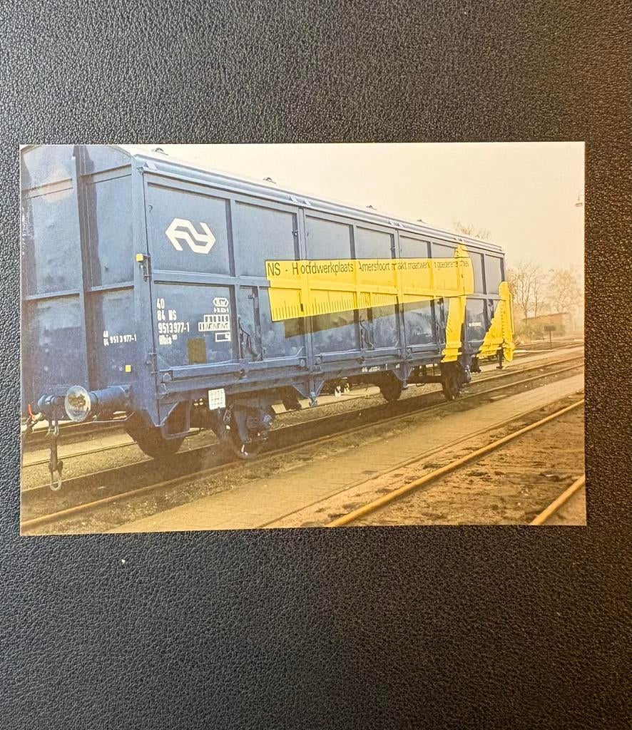 Foto NS HBIS ‘NS hoofdwerkplaats Amersfoort’ (jaren 80), Ophalen of Verzenden, Gebruikt, Trein