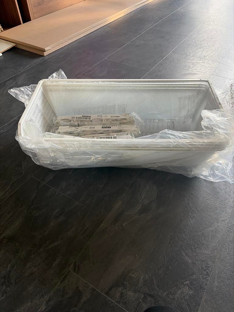 IKEA KOMPLEMENT Lade/mand - Nieuw in verpakking, Met plank(en), Nieuw, Minder dan 100 cm, Metaal
