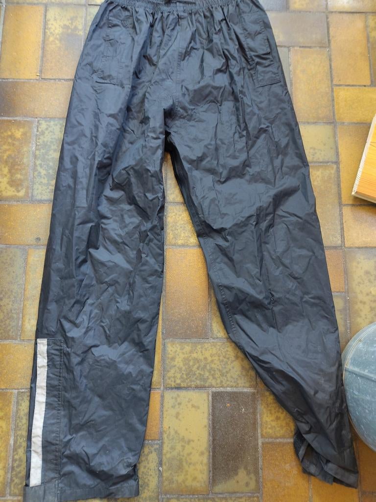 Regenbroek volwassenen maat L zwart, Ophalen, Zo goed als nieuw, Regenbroek, Heren