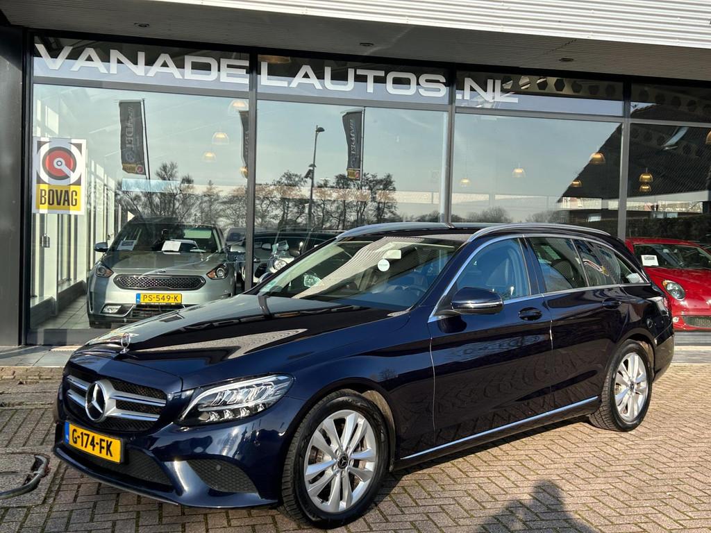 Mercedes-Benz C-klasse Estate 220 d Advantage Navi Camera LE, Achterwielaandrijving, 4 cilinders, Blauw, Leder en Stof