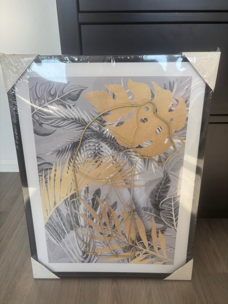 Schilderij panter 45x60cm, Ophalen, Minder dan 50 cm, 50 tot 75 cm, Nieuw