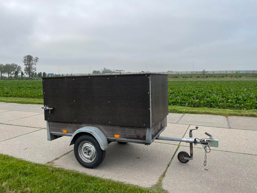 Saris gesloten aanhanger 210x110x100 perfecte staat, Ophalen, Gebruikt