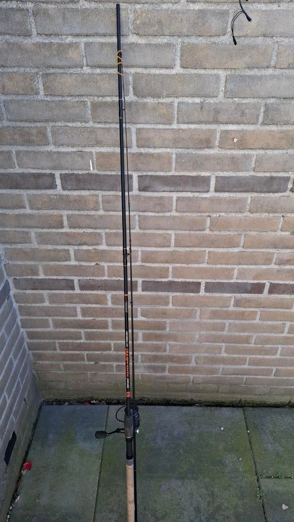 Frenzee match pro fxt feeder 3.30 m. met molen, Watersport en Boten, Hengelsport | Witvissen, Ophalen, Gebruikt, Werphengel