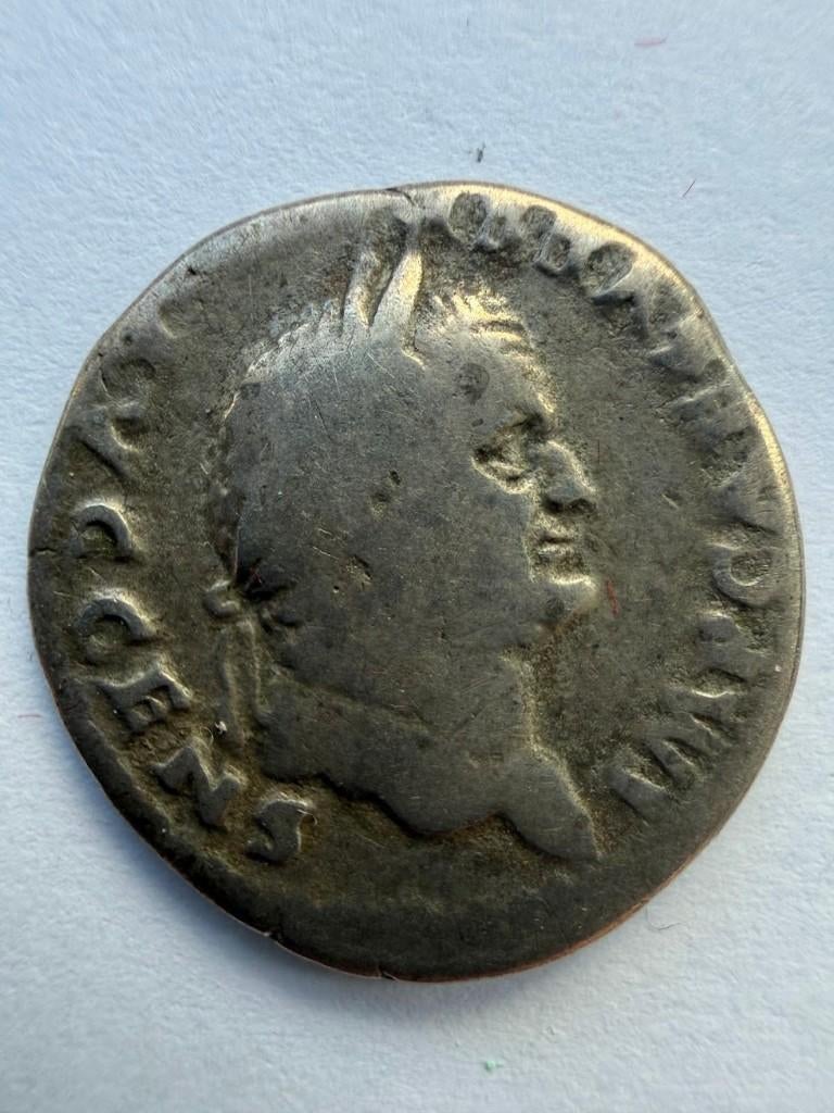 Zilveren Denarius Titus, Ophalen of Verzenden, Buitenland, Munten