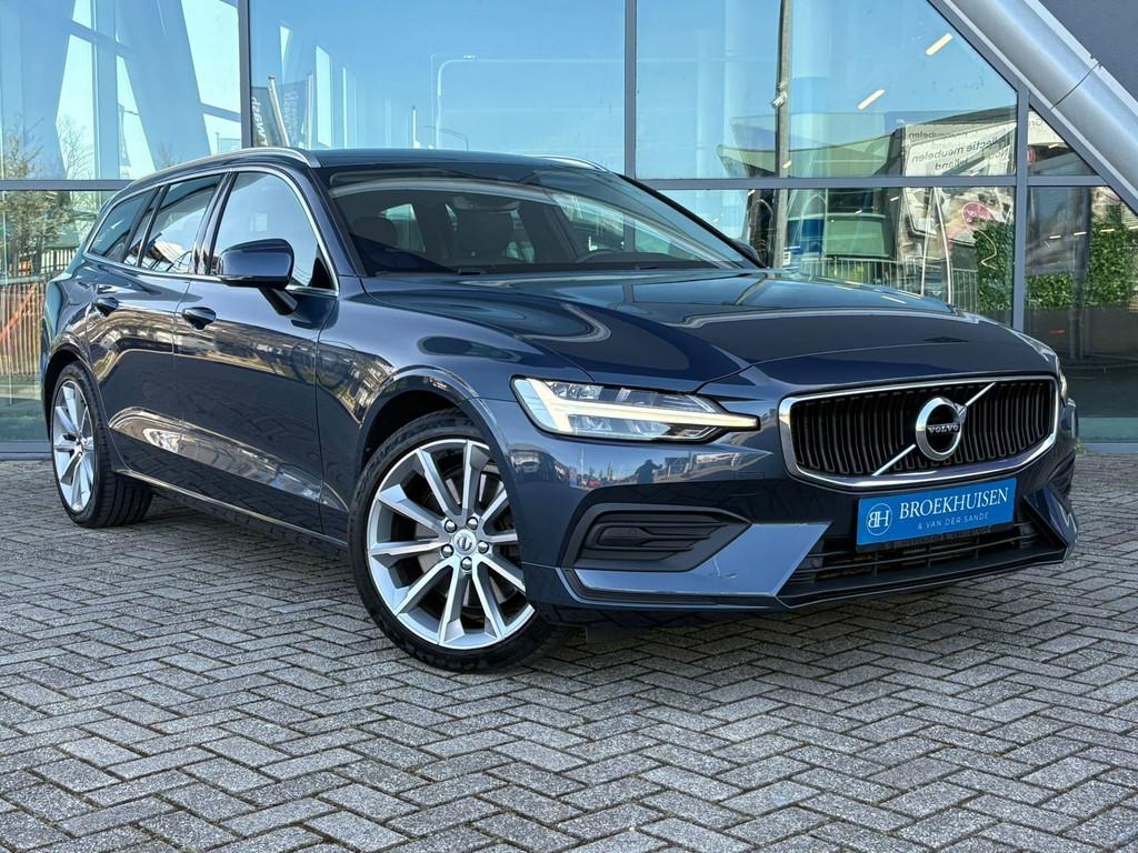 Volvo V60 2.0 T5 Momentum 250pk Trekhaak / Bliss / Stuur-Sto, Auto's, 4 cilinders, 1969 cc, Blauw, Bluetooth
