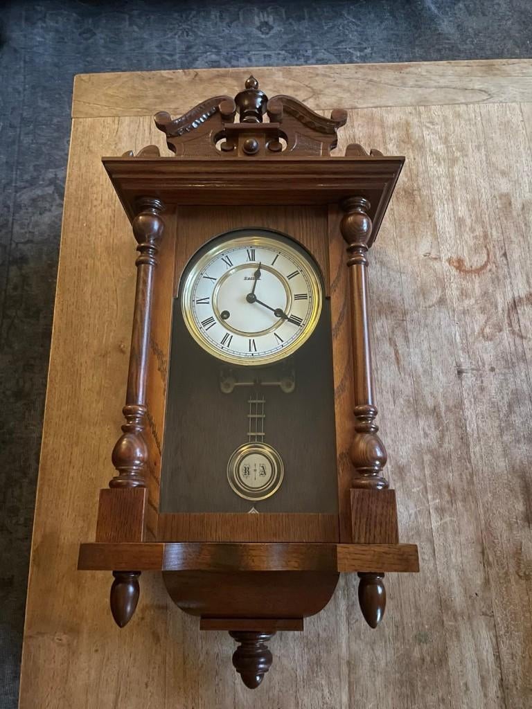 Hermle antieke wandklok, Ophalen of Verzenden