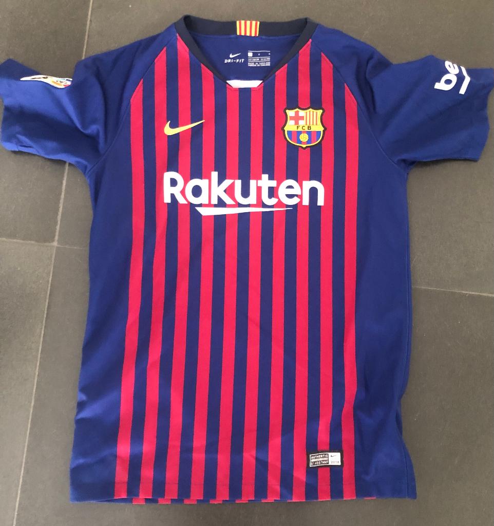 FCB Barcelona Shirt Nike 147-158 cm 12-13yrs, Maat XS of kleiner, Ophalen of Verzenden, Zo goed als nieuw, Shirt