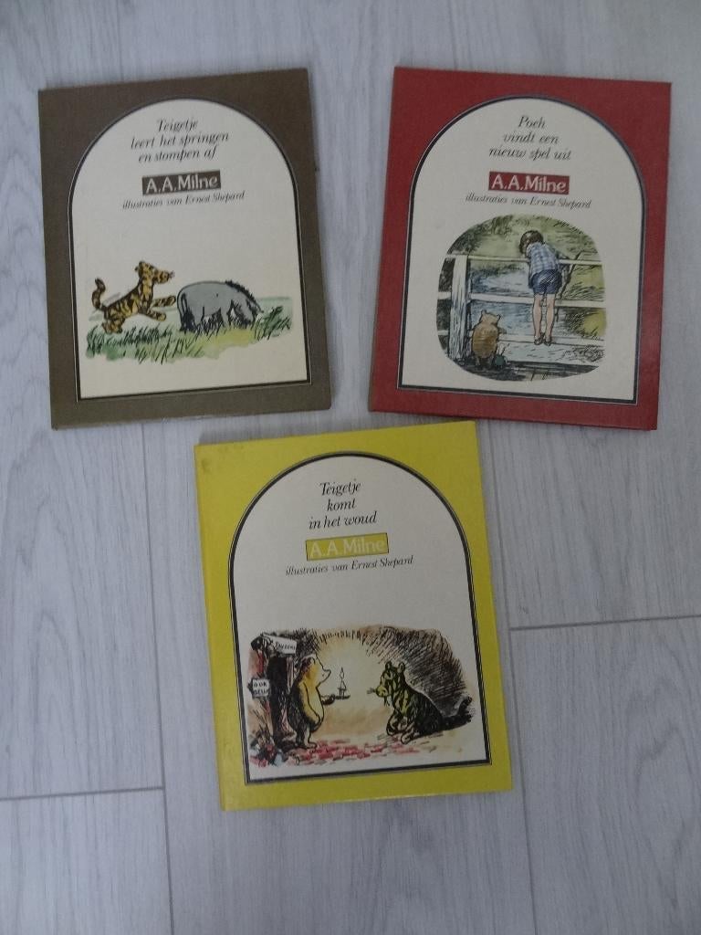 3x A.A. Milne - Poeh en Teigetje, Boeken, A.A. Milne, Fictie algemeen, Ophalen of Verzenden, Zo goed als nieuw
