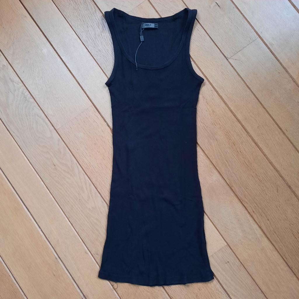 ONLY top zwart rib maat XS - nieuw -, Only, Zwart, Nieuw, Ophalen of Verzenden