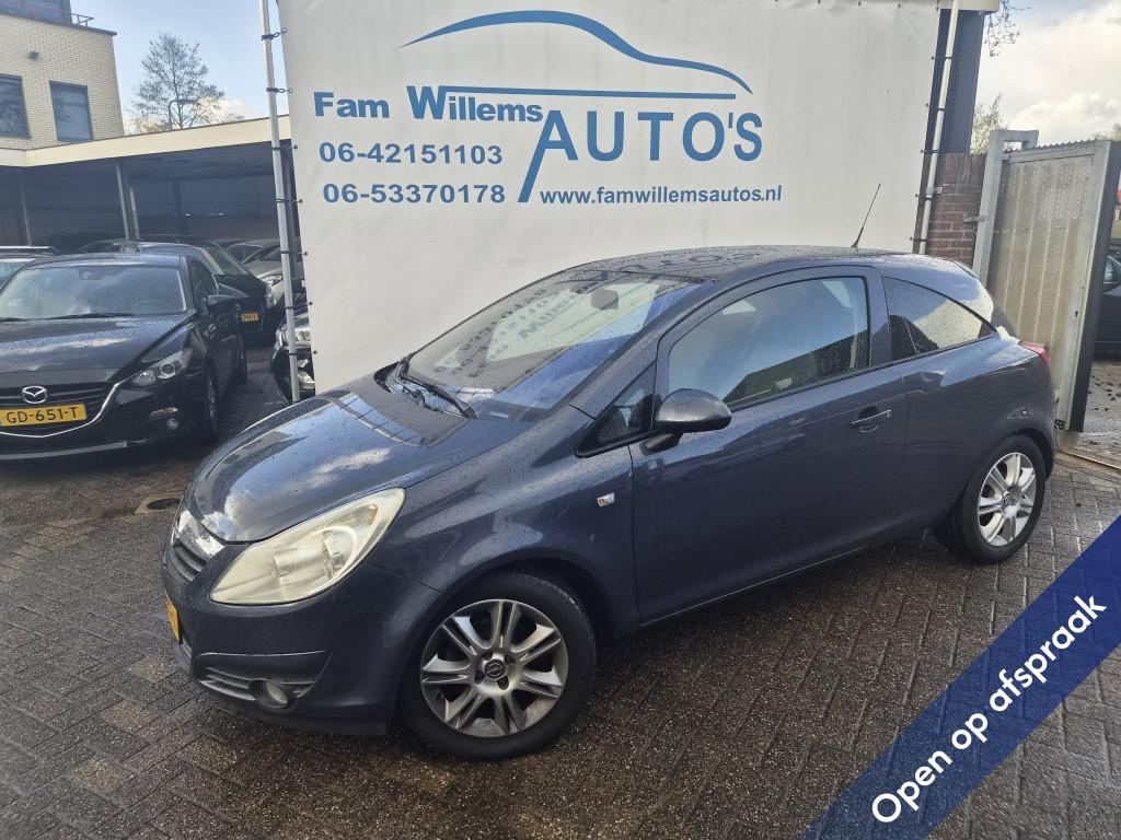 Opel Corsa 1.4-16V Cosmo (bj 2011), Voorwielaandrijving, Euro 5, 4 cilinders, Blauw