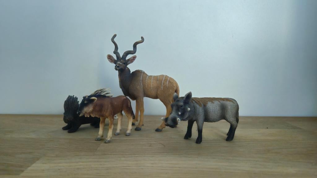Schleich wilde dieren, Verzamelen, Ophalen of Verzenden, Gebruikt, Wild dier, Beeldje of Figuurtje