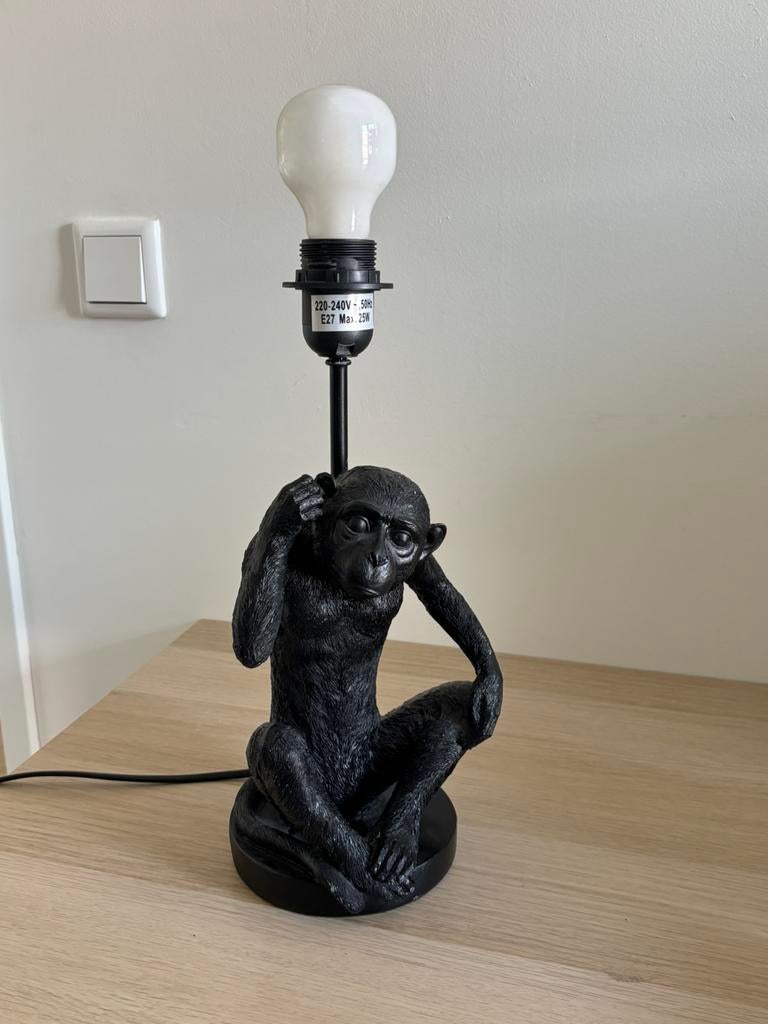 Leuke aap lamp, Ophalen of Verzenden, Zo goed als nieuw, Minder dan 50 cm