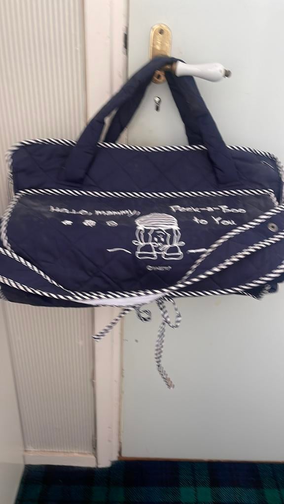 Leuke Babitto nieuwe luiertas d.blauw met verschoning, Ophalen of Verzenden, Nieuw, Schoudertas