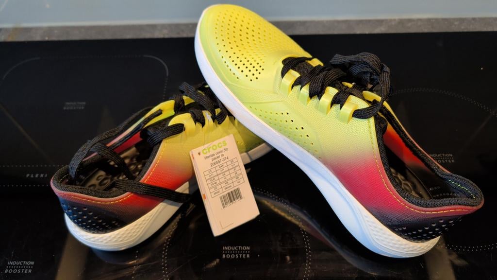 Nieuwe Crocs Literide Color Dip Pacer Sneakers Maat 45-46, Overige kleuren, Nieuw, Ophalen of Verzenden, Sneakers of Gympen