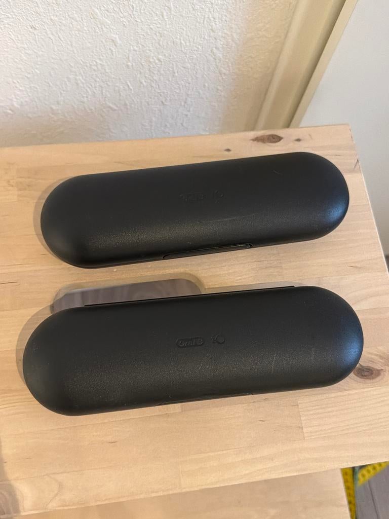 Oral B iO bewaar beschermhoes, 2 stuks, zwart, Sieraden, Tassen en Uiterlijk, Uiterlijk | Mondverzorging, Ophalen of Verzenden