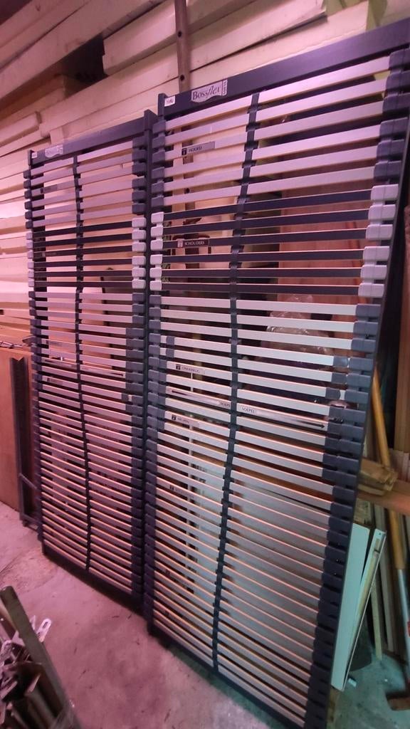 2x Lattenbodem Bossflex 600VL 200x70 cm, Huis en Inrichting, Slaapkamer | Matrassen en Bedbodems, Ophalen, Zo goed als nieuw, Bedbodem