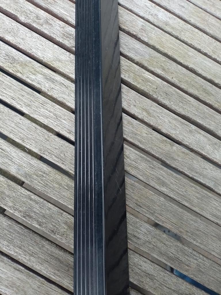 Zwart dakrandprofiel 45x45mm met hoekprofielen, nieuw, Doe-het-zelf en Verbouw, Ophalen, Zwart, Overige typen, Nieuw