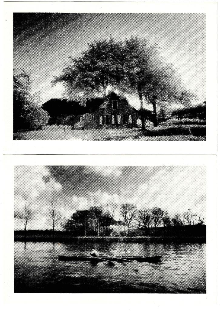 Rijswijk, 2 kaarten met mooie foto's serie Rondom Rijswijk, Verzenden, 1980 tot heden, Ongelopen, Zuid-Holland