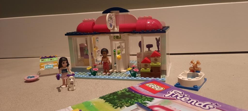Lego Friends heartlake dierensalon 41007, Lego, Friends, Ophalen of Verzenden, Zo goed als nieuw