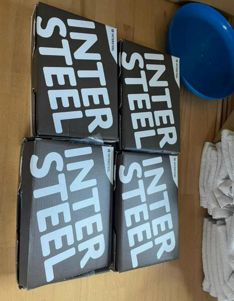 Deurklinken intersteel ebbenhout gloednieuw (4), Ophalen of Verzenden, Nieuw, Binnendeur, 200 tot 215 cm