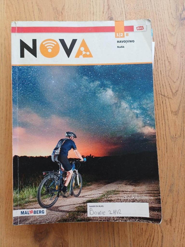 Nova NASK boek HAVO/VWO 1/2B, Natuurkunde, Malmberg, HAVO, Ophalen of Verzenden