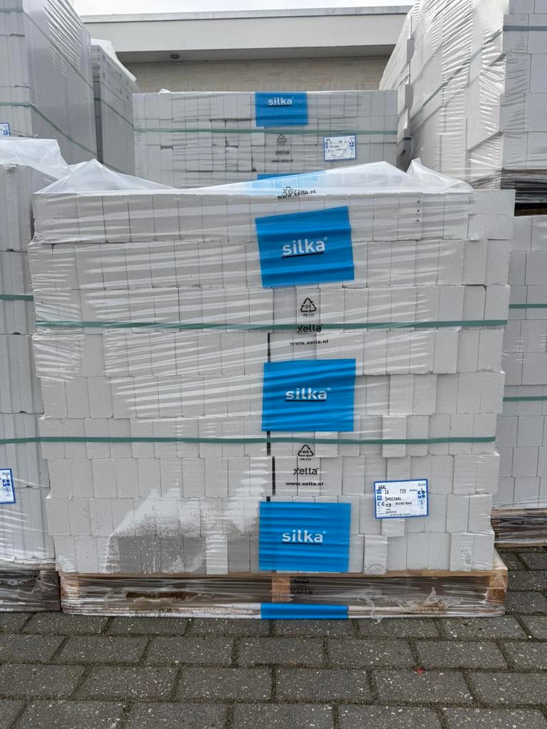 Kalkzandsteen lijmblokken en metselblokken, Postbus 128, 6100 AC Echt, Kalkzandstenen, Nieuw, Ophalen of Verzenden