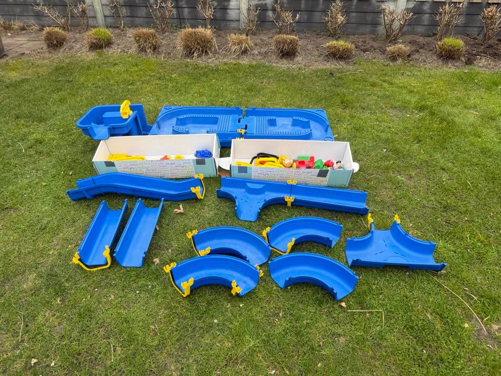 Waterbaan – zeer complete set met pomp, uitbreidingen etc., Kinderen en Baby's, Ophalen, Gebruikt